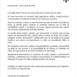 El comunicado completo de la familia Messi por la salud del padre de Lionel