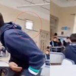 El video del momento en que un alumno de 17 años ataca a su profesor y le fractura la mandíbula de una trompada en Tandil