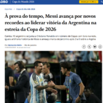 Mundial 2026: los medios internacionales se hacen eco de la actuación de Messi ante Argelia