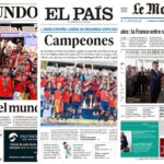 Así reflejaron los diarios del mundo la victoria de España sobre Argentina: “Apabullante” y “dura despedida”