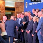 Trump saludó a ‘Chiqui’ Tapia y elogió a Messi en un evento de la FIFA: “Brillante”
