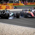 La accidentada largada en el GP de Bélgica: George Russell quedó afuera tras un toque con Hamilton