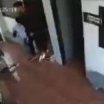 Un futbolista uruguayo se probó en Riestra, no quedó y una cámara de seguridad lo captó llevándose ropa