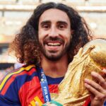 Marc Cucurella cumplió la promesa: el impresionante tatuaje que se hizo de la cara de Luis de la Fuente