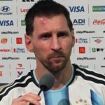 El chichón de Lionel Messi: así le quedó la frente tras el golpe contra una rodilla del rival