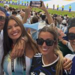 Pampita y Martín Pepa disfrutaron de la selección argentina en Miami: fotos, risas y un alocado festejo