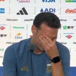 Quebrado, Scaloni puso en duda si seguirá en la selección: “Me duele en el alma, lo siento”
