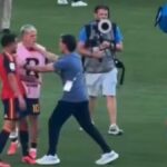 Así fue el momento en que el Ratón Ayala le pegó un cachetazo a Dani Olmo tras la final Argentina-España