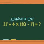 ¿Cuánto es 27 + 4 x (10 – 7)? El cálculo matemático que 2 de cada 3 personas no logran contestar en 7 segundos